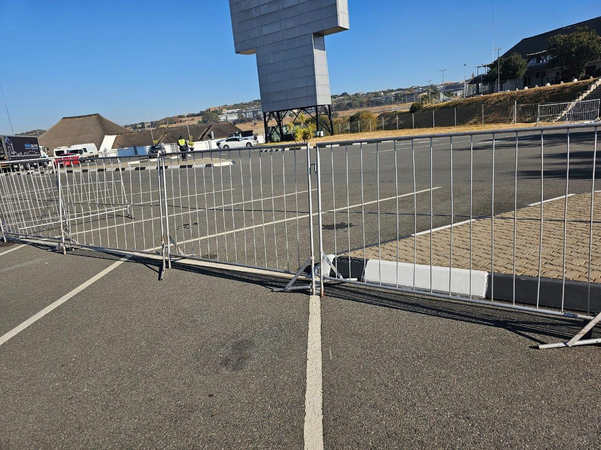 Heavy-Duty Steel Crowd Control Barrier