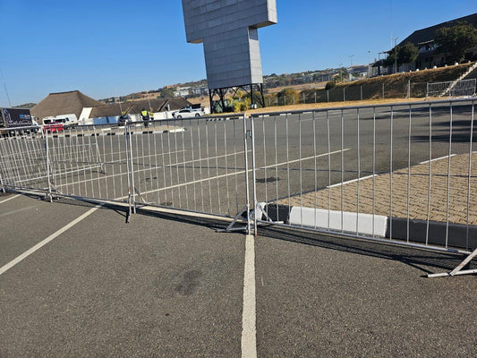 Heavy-Duty Steel Crowd Control Barrier